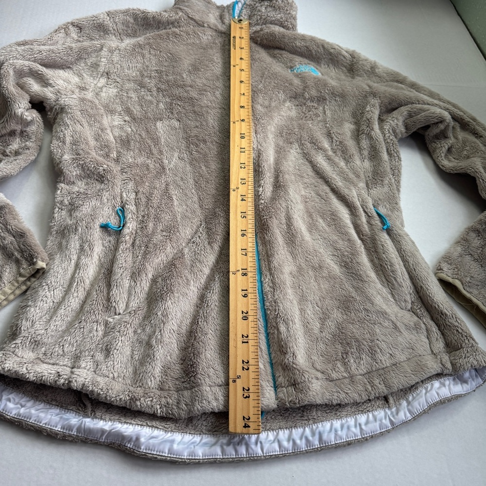 Northface beige women's fleece jacket size large - Picture 3 of 10